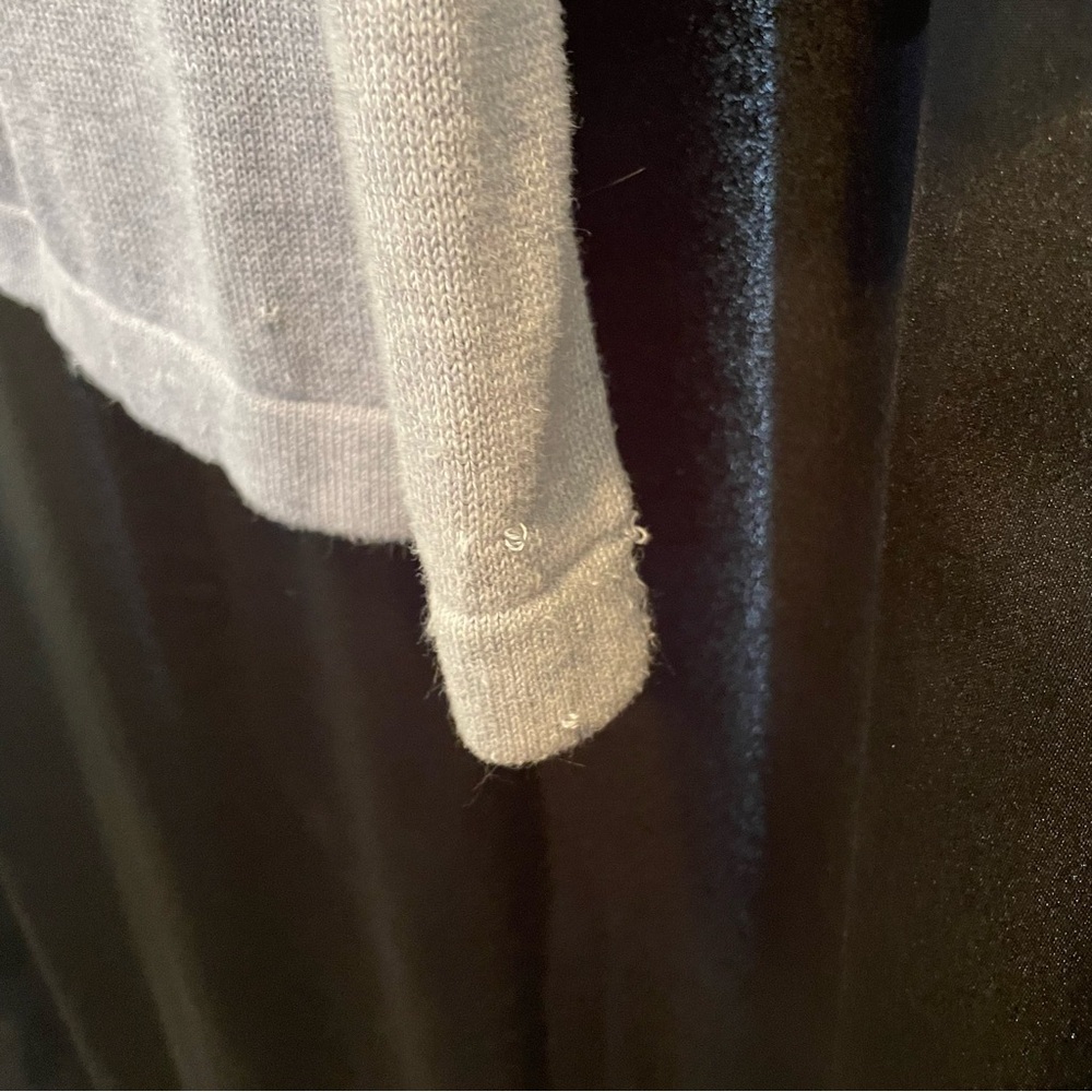 Eileen Fisher              Gray Hooded Cardigan - Picture 4 of 4